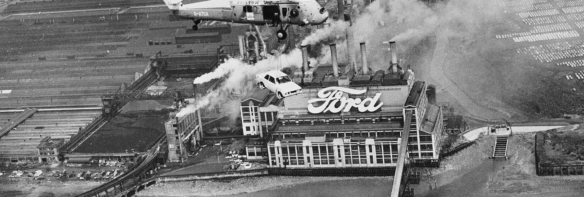 Az anglilai Ford-gyár 1970-ben