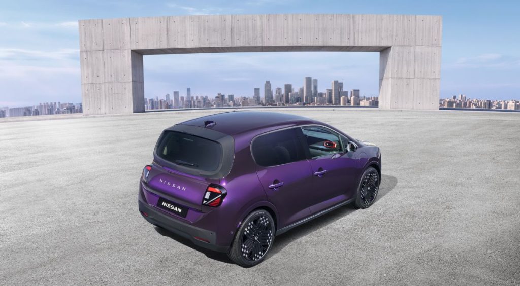 Nissan Pixo hátulról 