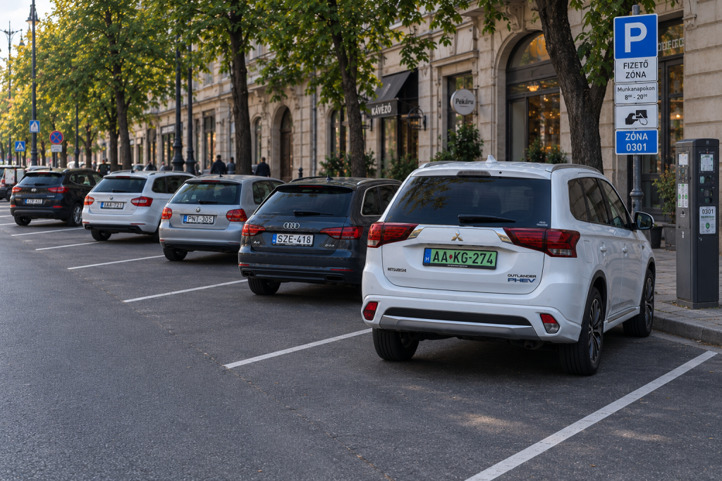 rendszámcsere parkolás